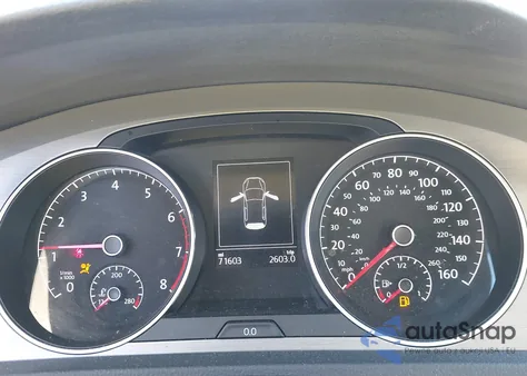 2016 Volkswagen Golf Tsi Se 4-Door из США, поврежденный, VIN 3VW217AU8GM030643